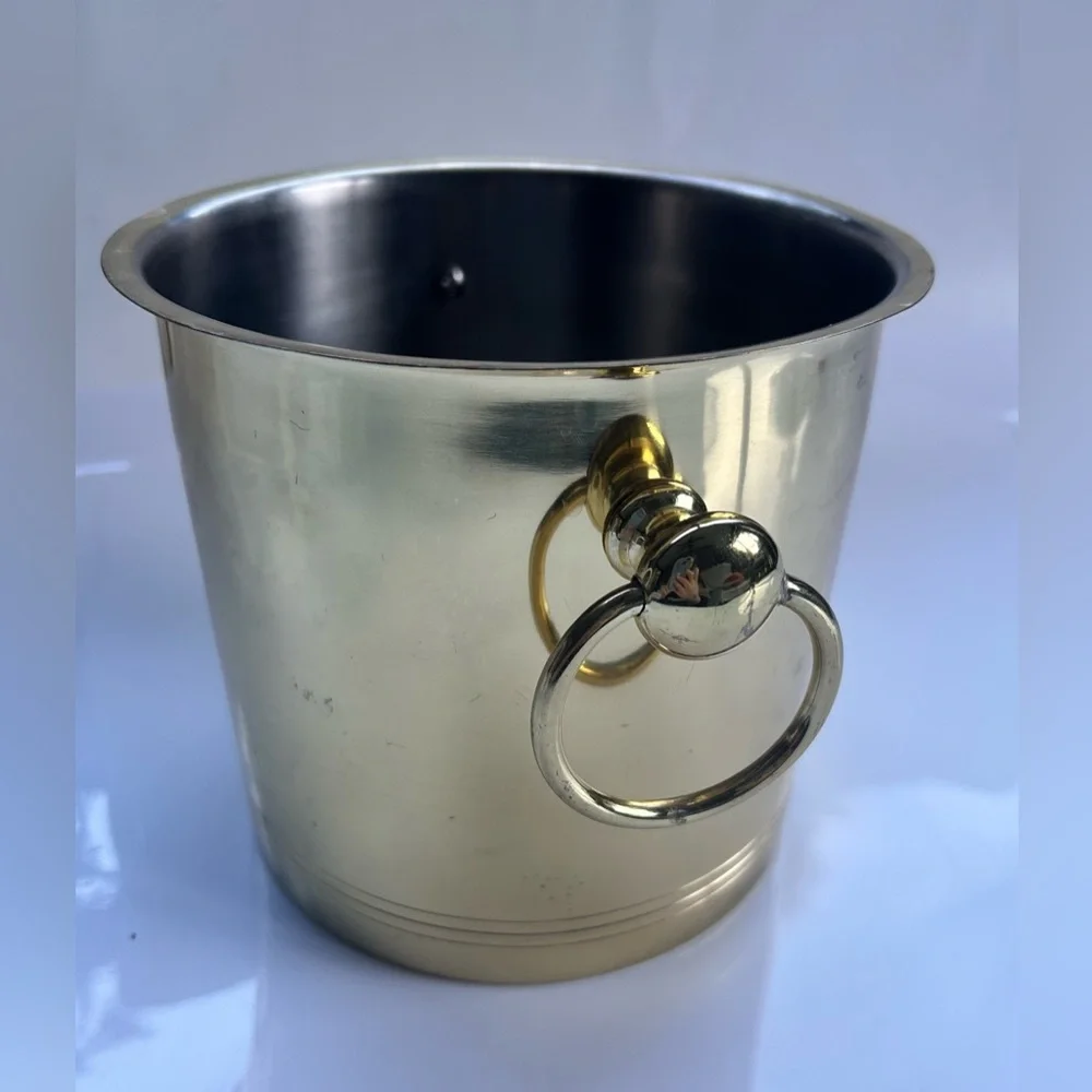 Williams Sonoma Brass wine cooler